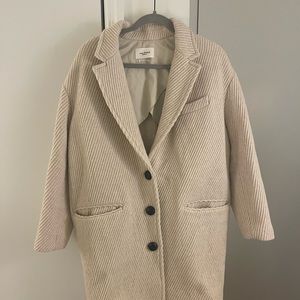 Isabel Marant Etoile Cream Wool Coat